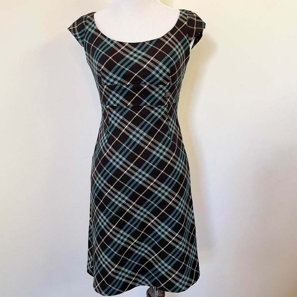 Burberry London Blue Label plaid Vintage Dress❤️